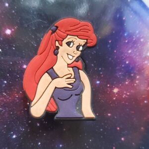 Disney Ariel The Mermaid Purple and Red Croc Charm 🌏5/$10🌏